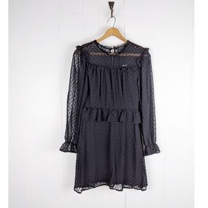 Black Romeo and Juliet ruffle dress